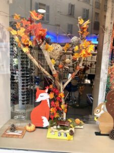 Vitrines Atol à aix thème Automne