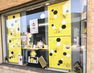 Mise en scène de la vitrine