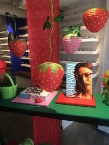 Décor et présentation des collections d'optique à Eguilles
