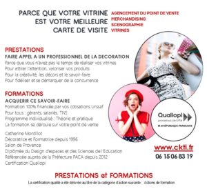 Catherine Montillot Formatrice Décoratrice tous commerces