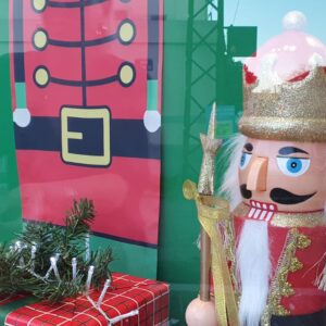 Vitrine décorée de Noël