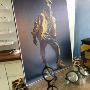 Vitrine décorée opticien à Eguilles (13)