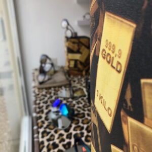 Vitrine décorée opticien