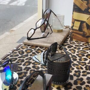 Vitrine décorée opticien
