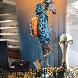 Vitrine décorée opticien à Eguilles (13)