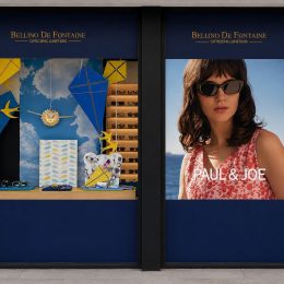 Décor vitrine Optique - Thème le Vent